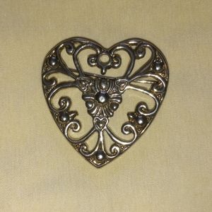 Victorian metal heart